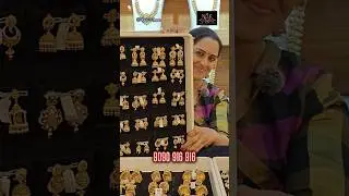 3D design Gold Wedding Jimikki Earrings | NSK Jimikki collections new designs