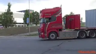 4K| Scania 164G 580 V8 Straight Pipes Sound