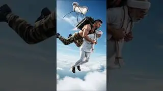 Indian Army soldier saved an old man from a rocket