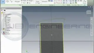Revolve a Cut with Autodesk Inventor 2010