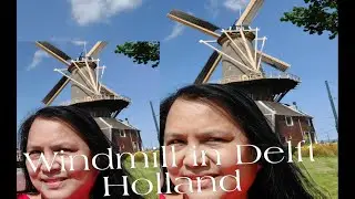 Windmill in Delft {The De Roos Windmill}