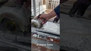Marble cutting saw blade, tested with water. Made in China.
