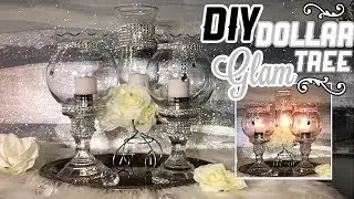 DIY CANDELABROS GLAM |Dollar Tree DIY Glam|Nady