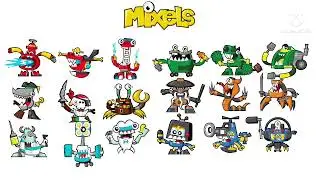Mixels Nixel Nixel Go Away Characters