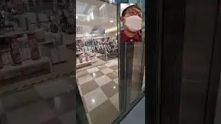 Glass elevators at SM Mall, Makati City--Video1