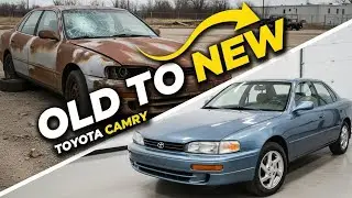 TOYOTA CAMRY 25 YEARS OLD FULL RESTORATION   ENGINE OVERHAUL, PAINT REVIVAL   INTERIOR REBUILD