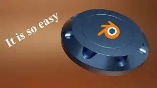 Learn how to model a realistic adhesive container cap in Blender