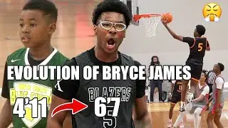 EVOLUTION OF BRYCE JAMES! LeBron's DNA is KICKING IN!