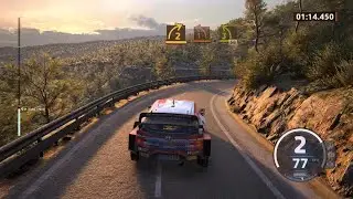 EA SPORTS WRC sunset tarmac in WRC'21