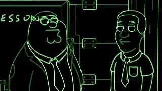 Family Guy - A math tutor and a driver's ed guy But it's vocoded to Gangsta's Paradise