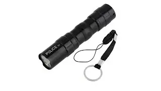 Фонарь Police 3W Mini LED Waterproof Flashlight Lamp Hunting  # 011 Распаковка посылок с ebay