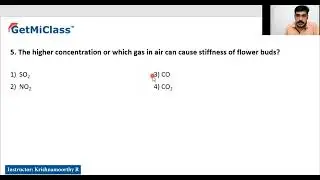 Gas Cause Flower Bud Stiffness JEE 11th Chemistry Environmental Chemistry