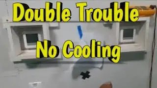 No Cooling Service Call, 2 split systems, 1 large room.