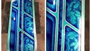 Flaked out skate deck