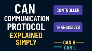 CAN Communication Protocol Explained Simply #embeddedsystemstutorials