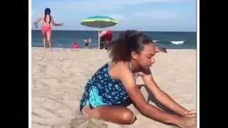 Makenna and Morgan Rodriguez at the Beach, #LoveFl