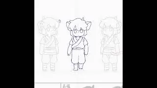 Front Walk Cycle-Animation Exercise #walkanimation #animation #walkcycle
