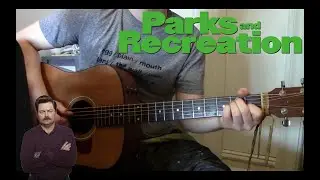 Parks and Rec Theme --- Fingerstyle Guitar Cover + Free Tabs {Jacob Neufeld}