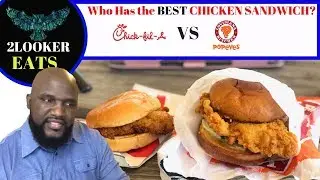 Popeyes sPICY Chicken Sandwich MUKBANG -2LOOKer Style