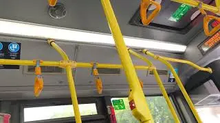 riding on golden dragon XML6125CC DB route 5 in ofakim (Voith Slow idle)