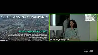 May 5th, 2025: City Planning Commission Review Session