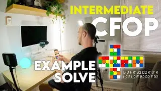 intermediate CFOP method - example solve