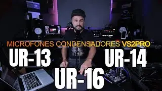 Review - Microfones Condensadores VS2PRO UR-13 / UR-14 / UR-16