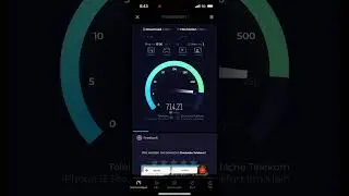 OHNE n78: 785 MBits down / 197 MBits up im Telekom 5G in Gerlingen / Speedtest