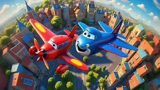 Three Toy Planes Fly Through the Sky + More Nursery Rhymes & Kids Songs