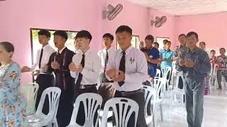 Akha church service 