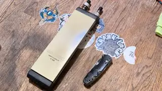 Cheefarcuut vitrified diamond 400 and 1k grit sharpening stone Benchmade 154cm mini barrage Edc