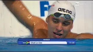 03-08-2013 pom. 100 Farfalla M Finale LE CLOS Chad 51,06 -XV Camp.Mondiali FINA Barcellona 2013