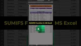 How to Use SUMIFS in Excel (Multiple Criteria)
