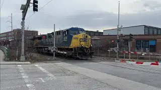 Short and Long: Amtrak P449 and CSX M426 Hit Opposite Sides of Worcester, MA on 03/22/2025