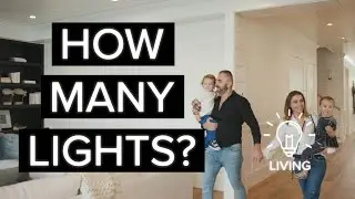 How Many Lights? Great Room Builder Grade Vibe