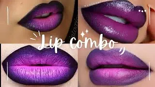 PURPLE SPEEDY LIP COMBO (black, purple and pink)#cherishkeche#purple#speedy#purplespeedy#lipcombo