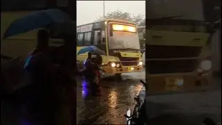Rainy Day Theni Bus Stand 💥 #bus #privatebus #tamilnadu #busfansoffical #busfan #busfansindia #tnstc
