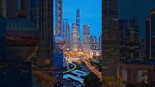 Shanghai,China #skyline #travel #china #ytshorts #drone #downtown #skyscraper #cityscape #shanghai
