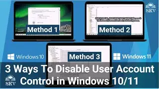 3 Ways To Enable/Disable (UAC) User Account Control in Windows 10 |Enable/Disable(UAC) in Windows 11