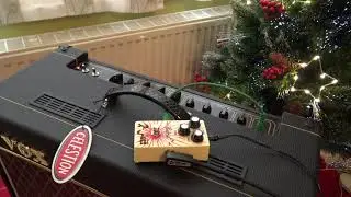 Vox ac15 c1 with Belcat R-fuzz pedal.