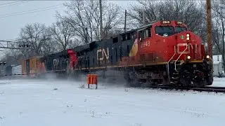 2/2/25 CN Train 491 in ❄️