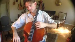 2 Octave B Major scale whole notes cello practice
