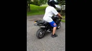 Dylans 110cc super pocket bike zx7r review
