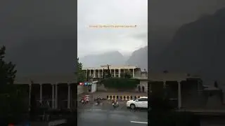 Karakorum International University, Gilgit 🌸 #rain #university #gilgitbaltistan #gilgit