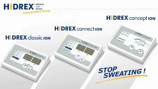 HIDREX iontophoresis devices - latest generation with many comfort functions