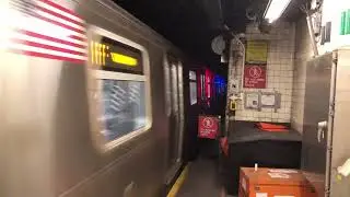 R160 Manhattan Bound (F) Train Leaving Court Sq - 23 St
