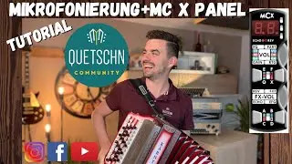 Steirische Harmonika Mikrofone + Bedienpanel MC X