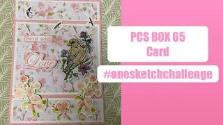 ✨Papercraft Society Box 65 Card | #papercraftsociety | #onesketchchallenge2025| #craftstashcouktv