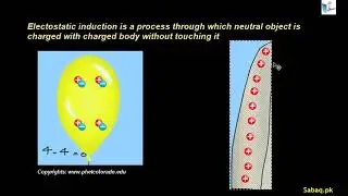 Electrostatic Induction, Physics Lecture | Sabaq.pk