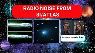 Radio noise from the tail of 3I/ATLAS! Aliens in contact?